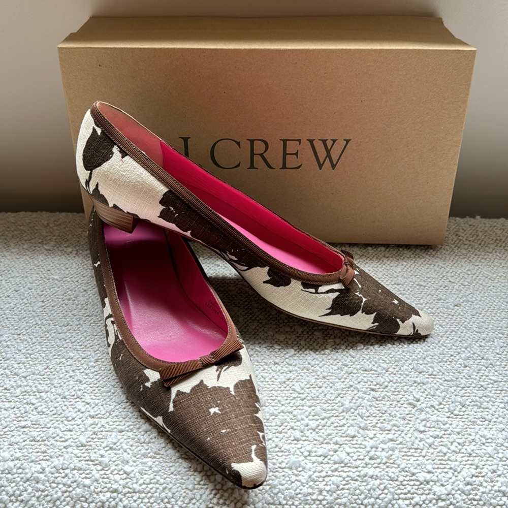 J.Crew Lucy Linen Flats